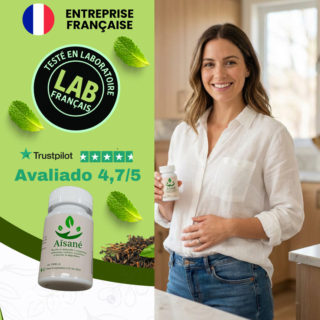 Aïsané - Finalmente leve. Finalmente ela.  A cura natural para uma barriga leve em 15 dias. Portugal