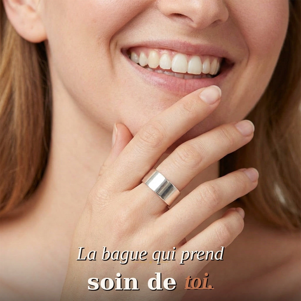 Bague d'acupression Aïsané - Apaise le stress, favorise un sommeil profond et ravive votre énergie naturellement en seulement 14 jours